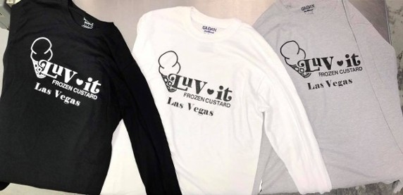 Long-Sleeve T-Shirts in Black, Grey, and White